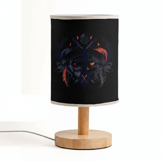 Pirate Love: Romantic Skull & Crossbones Fabric Lamps