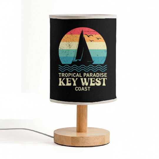Florida TROPICAL PARADISE KEY-WEST COAST Fabric Lamps
