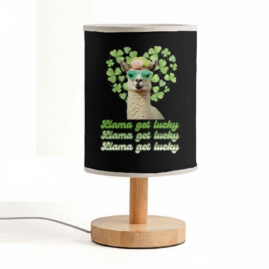 Llama Get Lucky | St. Patricks Day Edition Fabric Lamps