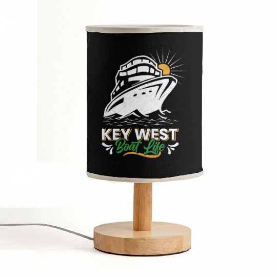 KEY-WEST BOAT LIFE Sailing Florida Keys West Keys Fabric Lamps