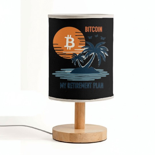Bitcoin Retirement BTC - Crypto Investors Fabric Lamps