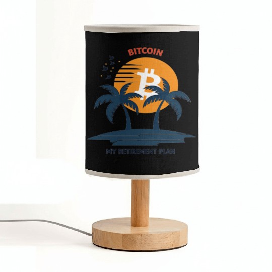 Bitcoin Retirement BTC - Crypto Investors Fabric Lamps