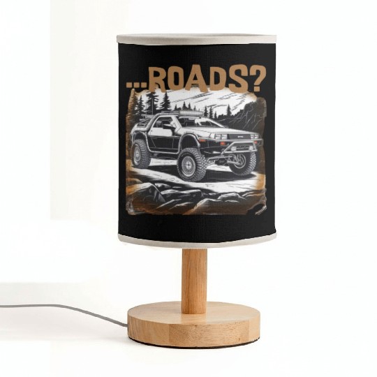 Off-road Delorean Fabric Lamps