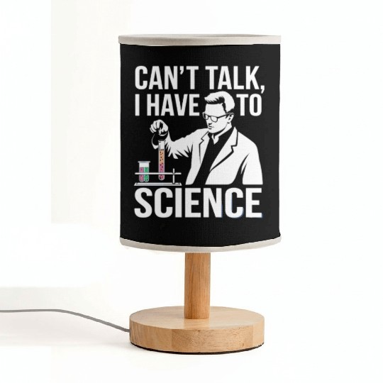 Science Laborant Laboratory Technicus Art Fabric Lamps