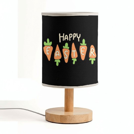 Happy Easter Cute Carrot Fabric Lamps