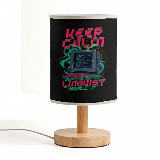 Computer Linguist Let The Linguist Handle It Fabric Lamps