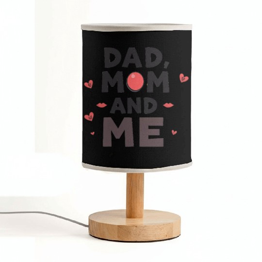 Dad, Mom, and Me: Family Love Fabric Lamps