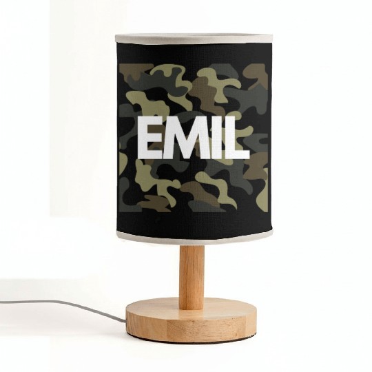 Emil Name Fabric Lamps Men Good Quality Camouflage
