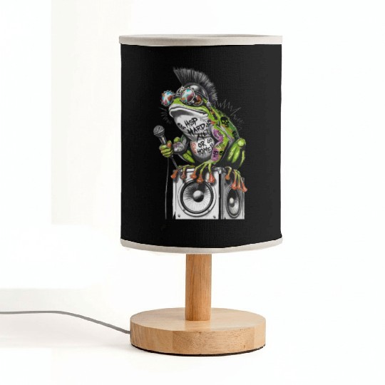 Frog Punk Street Art Graffiti Design Fabric Lamps