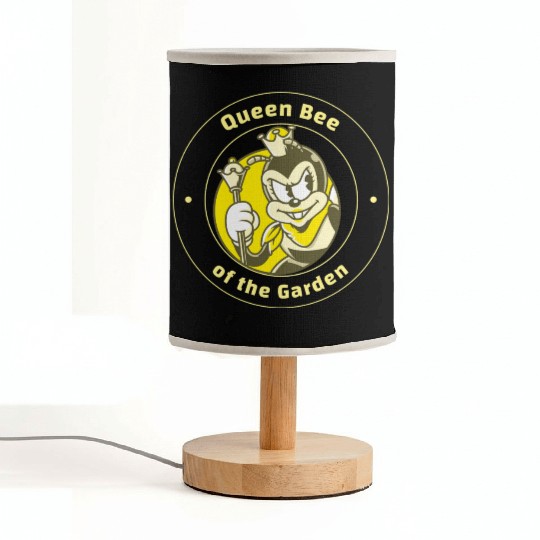 Queen Bee of the Garden Fabric Lamps