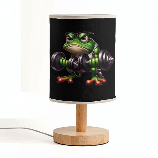 Ribbit & Rip Frog Fabric Lamps