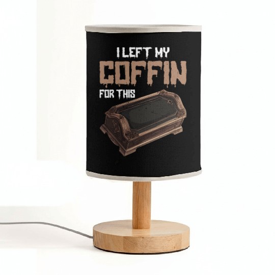 I Left My Coffin For This 2 Fabric Lamps
