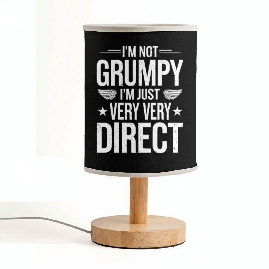 Grumpy Old Man Fabric Lamps