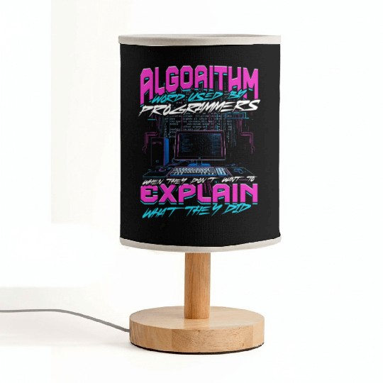 Theoretical Computer Scientist Fabric Lamps