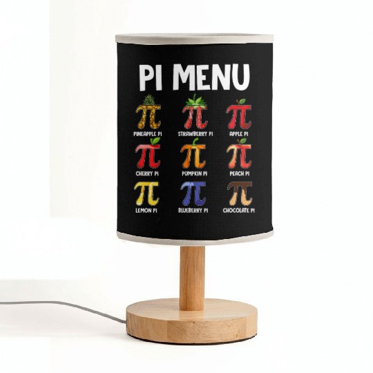 Pi Day 2025 Pi Menu Be Irrational Funny Student Ge Fabric Lamps