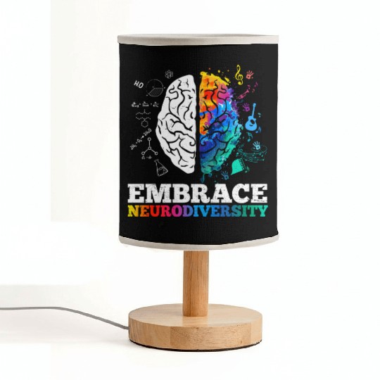 Embrace Neurodiversity Autism Awareness Fabric Lamps