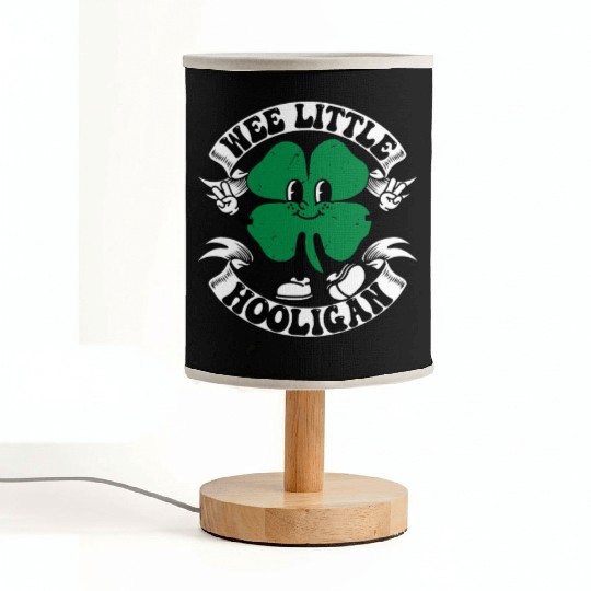 Wee Little Hooligan Cute St. Patrick's Day Irish Fabric Lamps