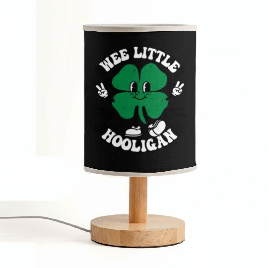 Wee Little Hooligan Cute St. Patrick's Day Irish Fabric Lamps