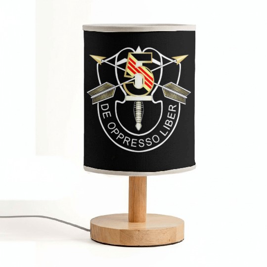 5th Special Forces Group De Oppresso Liber Design Fabric Lamps