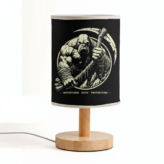 Mountains Protectors Bigfoot Fabric Lamps