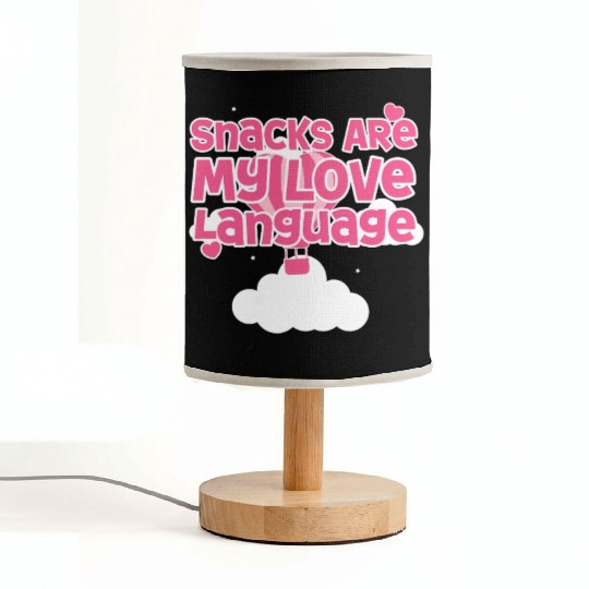 Snacks Are My Love Language Fabric Lamps