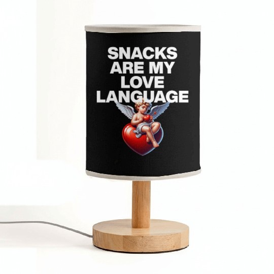 Snacks Are My Love Language Fabric Lamps