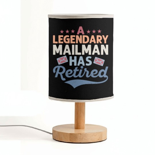 A Legendary Mailman Has Retired Postal Worker Mail Fabric Lamps