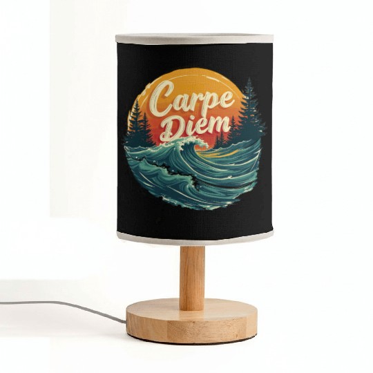 Carpe Diem Seize the Day Gift Fabric Lamps