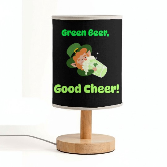 Green Beer Good Cheer Fabric Lamps