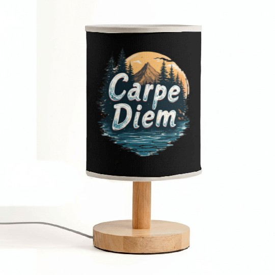 Carpe Diem Adventure Awaits Fabric Lamps