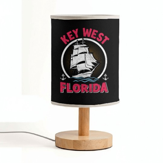 KEY-WEST FLORIDA Sunshine-State West Keys Fabric Lamps