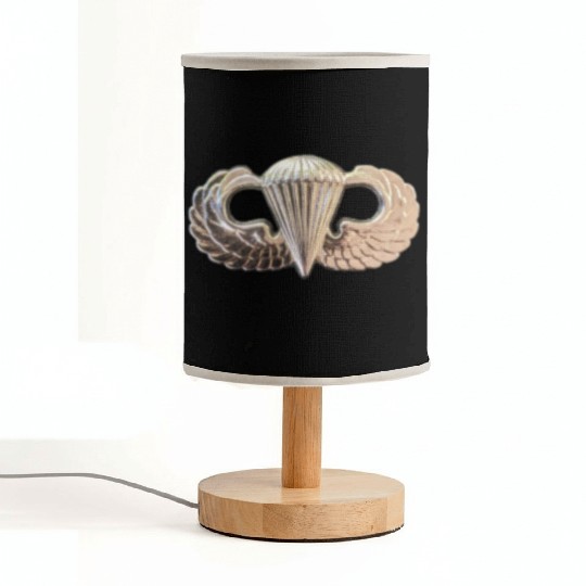 Airborne Wings gift for your favorite veteran. Fabric Lamps