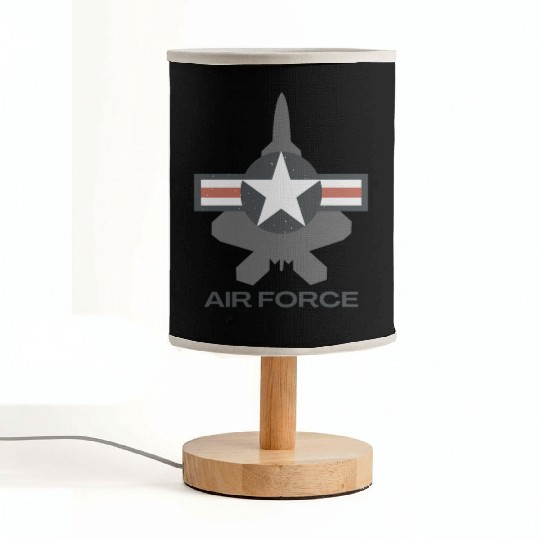 F-22 Raptor Patriotic Roundel Fabric Lamps
