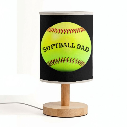 Softball Dad Fabric Lamps