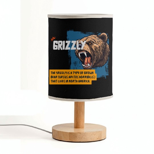 grizzly Fabric Lamps