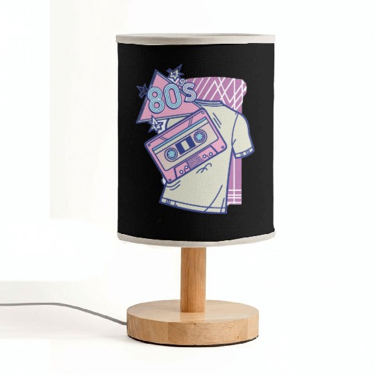 Retro Neon Aesthetic – 80s & 90s Vintage Fabric Lamps
