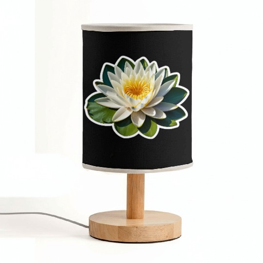 A beautiful Water Lily Fabric Lamps