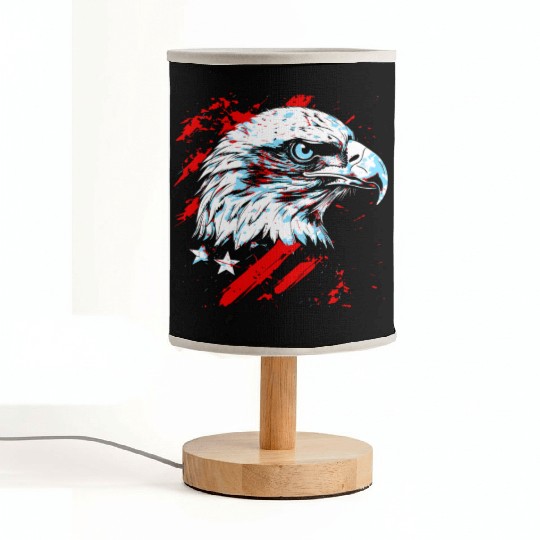 Symbol of America - American Bald Eagle Fabric Lamps