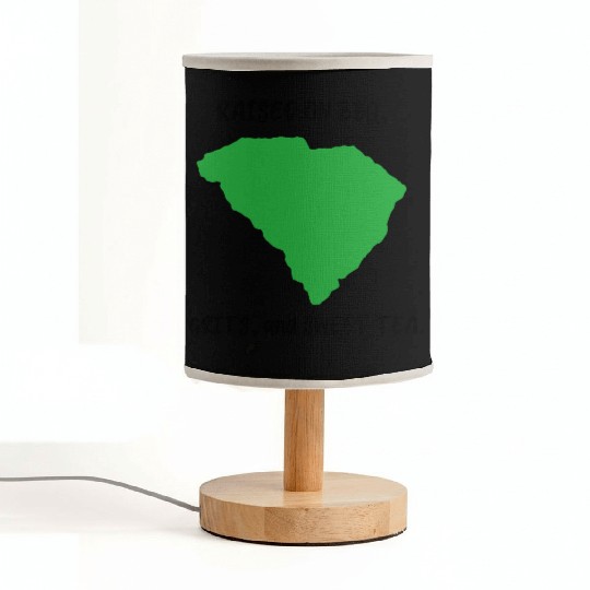 Raised On BBQ, Grits, and Sweet Tea South Carolina Fabric Lamps