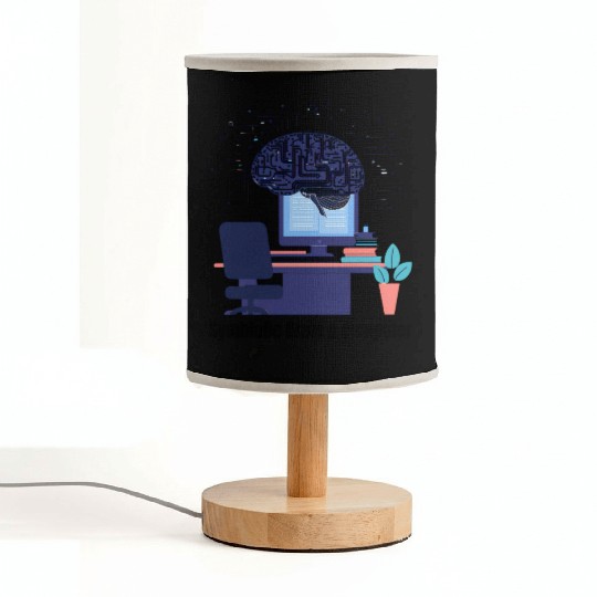 Brain and computer Fabric Lamps