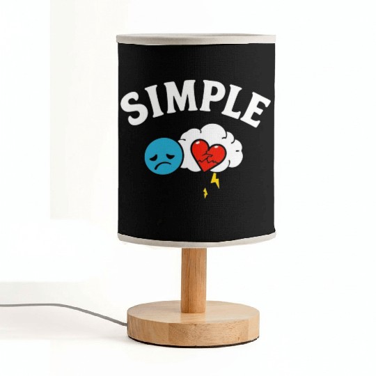 simple plan blue Fabric Lamps