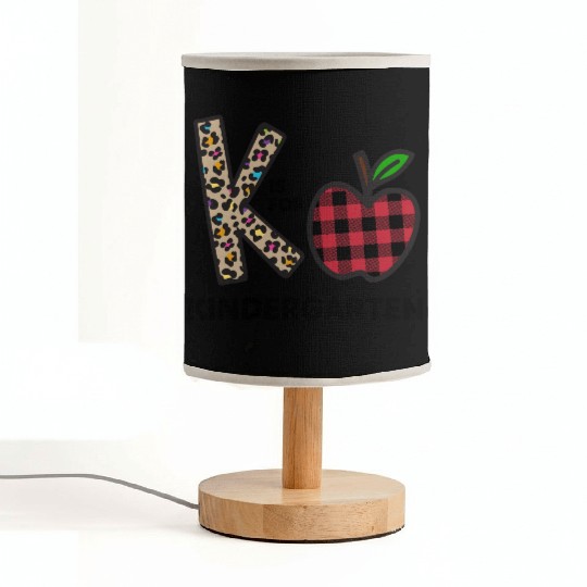 K Is For Kindergarten Teacher Back To School Fabric Lamps