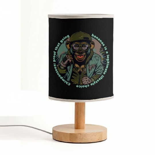 Streetwear Monkey Illustration Fabric Lamps