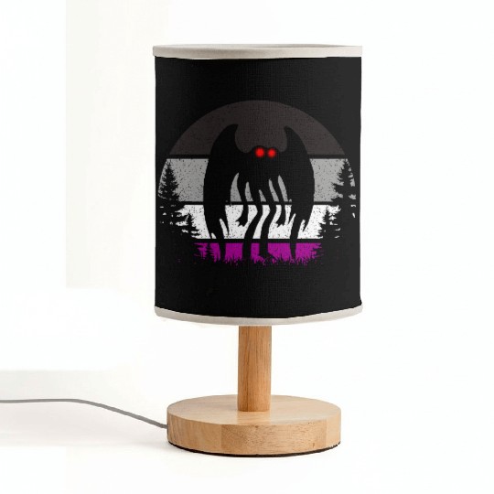 Retro ACE Mothman Asexual Pride Point pleasant Cry Fabric Lamps