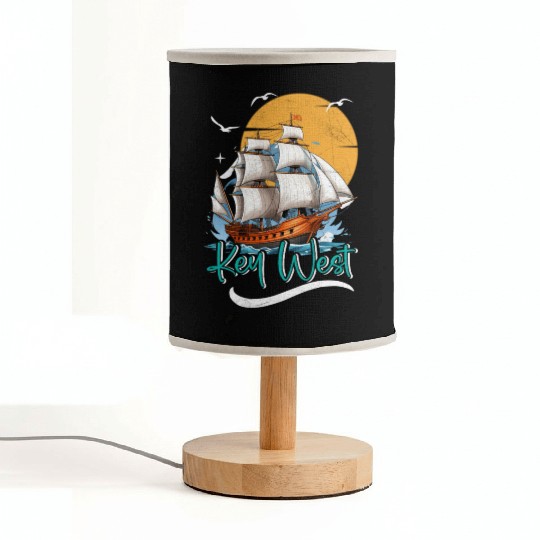 KEY-WEST FLORIDA Sunshine-State West Keys Fabric Lamps