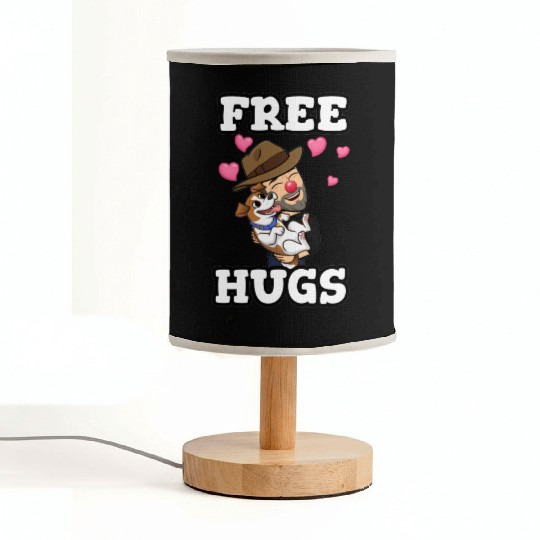 Free Hugs Fabric Lamps