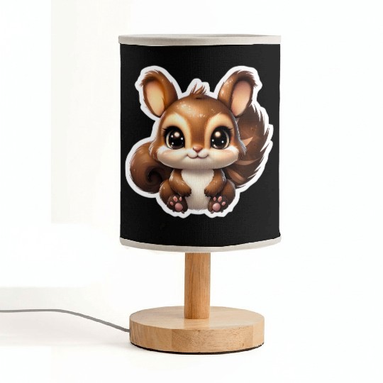 Kawaii Squirrel Fabric Lamps
