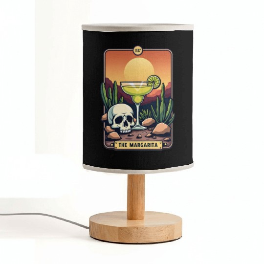 Mexican Cinco De Mayo The Margarita Tarot Card Fabric Lamps