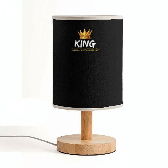 Courageous King:Wear Your Strength with Confidence Fabric Lamps