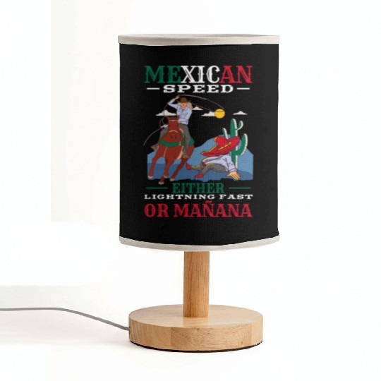 Mexico Themed Costume For Hispanic Heritage Month Fabric Lamps
